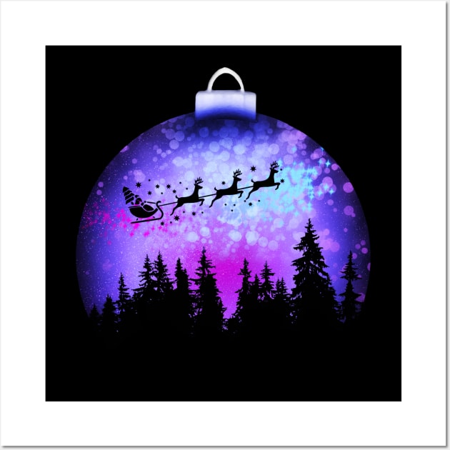 Christmas vacation space Wall Art by LEFTSCARRED